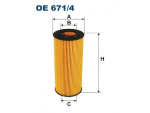 FILTRON OE671/4 alyvos filtras 
 Techninės priežiūros dalys -> Techninės priežiūros intervalai
95810722200, 06E115562A, 06E115466