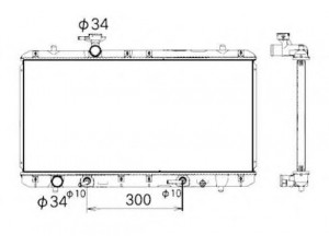 NRF 53429 radiatorius, variklio aušinimas 
 Aušinimo sistema -> Radiatorius/alyvos aušintuvas -> Radiatorius/dalys
1770054G10