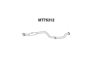 VENEPORTE MT75312 priekinis duslintuvas 
 Išmetimo sistema -> Duslintuvas
MR188847