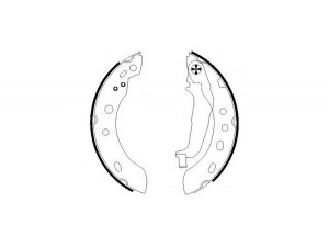 HELLA PAGID 8DB 355 002-481 stabdžių trinkelių komplektas 
 Techninės priežiūros dalys -> Papildomas remontas
440606F625