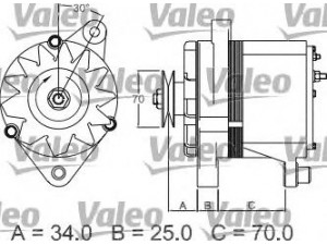 VALEO 436117 kintamosios srovės generatorius 
 Elektros įranga -> Kint. sr. generatorius/dalys -> Kintamosios srovės generatorius
4479063, 46231726, 46231750, 46231761