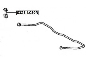 ASVA 0123-LC80R šarnyro stabilizatorius 
 Ašies montavimas/vairavimo mechanizmas/ratai -> Stabilizatorius/fiksatoriai -> Savaime išsilyginanti atrama
48802-60030, 48802-60060