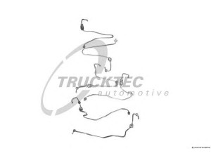 TRUCKTEC AUTOMOTIVE 01.13.178 aukšto slėgio vamzdžių komplektas, įpurškimo sistema
366 070 2233 cpl.2, 366 070 2333 cpl.2