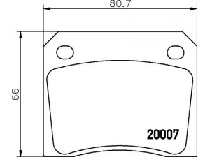 TEXTAR 2000702 stabdžių trinkelių rinkinys, diskinis stabdys 
 Techninės priežiūros dalys -> Papildomas remontas
C39137, GBP209, JLM9516, JLM9728