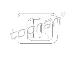 TOPRAN 207 354 durų rankenėlė 
 Užrakinimo sistema -> Rankenėlės
09160758, 45 00 458, 9160758, 7700 352 433