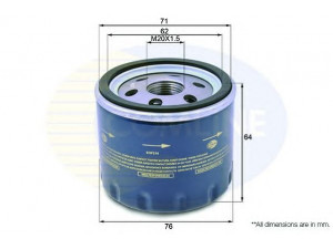 COMLINE EOF216 alyvos filtras 
 Techninės priežiūros dalys -> Techninės priežiūros intervalai
15208-00QAF, 15208-AW300, 1520800Q0D