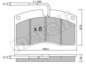 METELLI 22-0648-0 stabdžių trinkelių rinkinys, diskinis stabdys
50 10 151 214, 50 10 190 857, 50 10 197 487