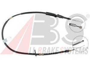 A.B.S. K14037 trosas, stovėjimo stabdys 
 Stabdžių sistema -> Valdymo svirtys/trosai
59760-22000