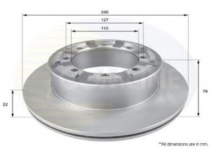 COMLINE ADC0287V stabdžių diskas 
 Dviratė transporto priemonės -> Stabdžių sistema -> Stabdžių diskai / priedai
43206-9X100, 43207-9X100