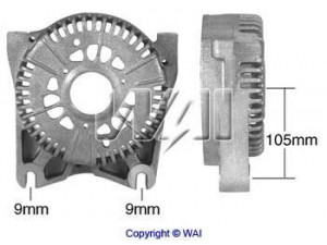 WAIglobal 21-223 montavimas, kintamosios srovės generatorius