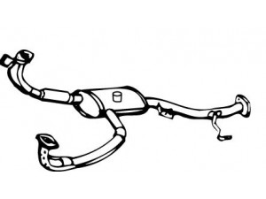 WALKER 13285 priekinis duslintuvas 
 Išmetimo sistema -> Duslintuvas
44101GA040, 44101GA250