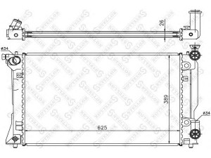 STELLOX 10-25194-SX radiatorius, variklio aušinimas 
 Aušinimo sistema -> Radiatorius/alyvos aušintuvas -> Radiatorius/dalys
164000H110, 164000H120, 164000H121