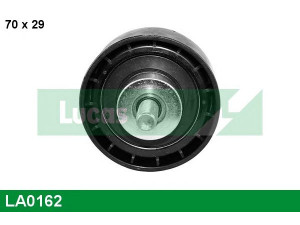 LUCAS ENGINE DRIVE LA0162 kreipiantysis skriemulys, V formos rumbuotas diržas 
 Diržinė pavara -> V formos rumbuotas diržas/komplektas -> Laisvasis/kreipiamasis skriemulys
504000412