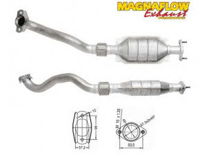 MAGNAFLOW 87622D katalizatoriaus keitiklis 
 Išmetimo sistema -> Katalizatoriaus keitiklis
1419065G51, 1419065GB0