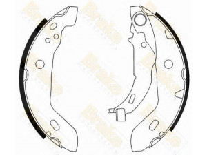 Brake ENGINEERING SH2511 stabdžių trinkelių komplektas 
 Techninės priežiūros dalys -> Papildomas remontas
1684200220, 1684200320