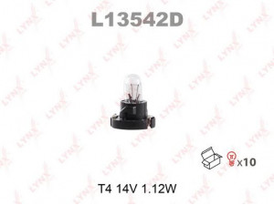 LYNXauto L13542D lemputė, prietaisų skydelio apšvietimas