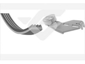 HUTCHINSON KHV 120 V formos rumbuotas diržas, komplektas