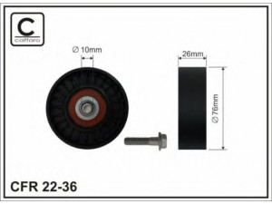 CAFFARO 22-36 kreipiantysis skriemulys, V formos rumbuotas diržas 
 Diržinė pavara -> V formos rumbuotas diržas/komplektas -> Laisvasis/kreipiamasis skriemulys
32145276, 32145276, 32145276, 32145276