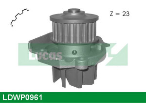 LUCAS ENGINE DRIVE LDWP0961 vandens siurblys 
 Aušinimo sistema -> Vandens siurblys/tarpiklis -> Vandens siurblys
1535462, 1535466, 1581511, 55204538