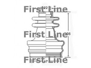 FIRST LINE FCB2417 gofruotoji membrana, kardaninis velenas 
 Ratų pavara -> Gofruotoji membrana
BAU4995