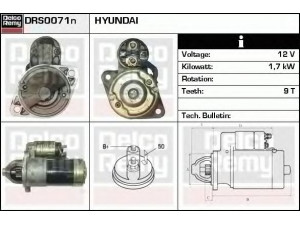 DELCO REMY DRS0071N starteris 
 Elektros įranga -> Starterio sistema -> Starteris
36100-27510, TM000A31201