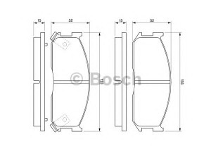 BOSCH 0 986 460 020 stabdžių trinkelių rinkinys, diskinis stabdys 
 Techninės priežiūros dalys -> Papildomas remontas
3250077, 3256541, 41060HC025, 41060HC026