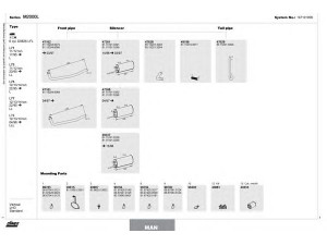 DINEX 147101009 išmetimo sistema 
 Išmetimo sistema -> Išmetimo sistema, visa
