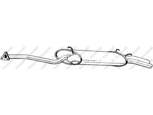 BOSAL 280-189 galinis duslintuvas 
 Išmetimo sistema -> Duslintuvas
18307-SB0-013, 18307-SB0-601, 18307-SB0-673