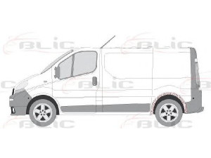 BLIC 6504-03-6061551P purvasargis 
 Kėbulas -> Transporto priemonės galas -> Purvasaugiai