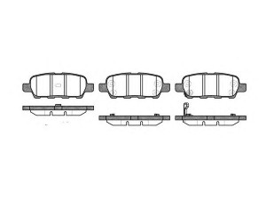KAWE 0876 01 stabdžių trinkelių rinkinys, diskinis stabdys 
 Techninės priežiūros dalys -> Papildomas remontas
044608H385, 44060-8H385, 44060-AL585