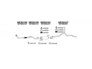 VENEPORTE 500215 išmetimo sistema 
 Išmetimo sistema -> Išmetimo sistema, visa