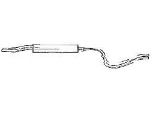 AKS DASIS SG30408 vidurinis duslintuvas