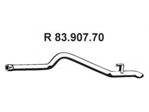 EBERSPÄCHER 83.907.70 išleidimo kolektorius 
 Išmetimo sistema -> Išmetimo vamzdžiai
906 490 07 21, 2E0 253 681L