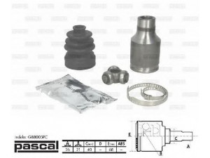 PASCAL G88005PC jungčių komplektas, kardaninis velenas
44117-54G10