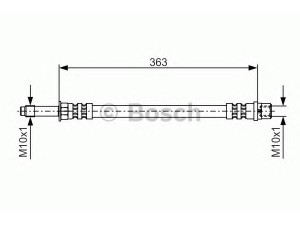 BOSCH 1 987 476 295 stabdžių žarnelė 
 Stabdžių sistema -> Stabdžių žarnelės
901 428 02 35, 901 428 04 35, A 901 428 02 35