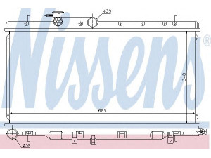 NISSENS 67709 radiatorius, variklio aušinimas 
 Aušinimo sistema -> Radiatorius/alyvos aušintuvas -> Radiatorius/dalys
45111-AE010, 45111-AE011, 45111-AE012