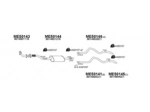 VENEPORTE 500124 išmetimo sistema 
 Išmetimo sistema -> Išmetimo sistema, visa