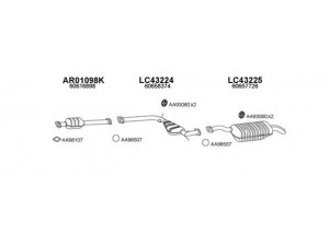 VENEPORTE 430030 išmetimo sistema 
 Išmetimo sistema -> Išmetimo sistema, visa