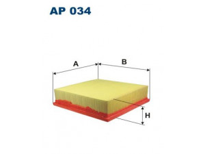 FILTRON AP034 oro filtras 
 Techninės priežiūros dalys -> Techninės priežiūros intervalai
6020940404, PC888