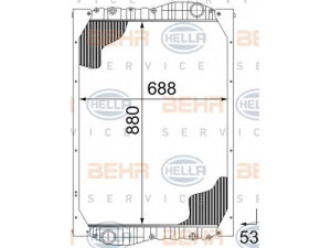 HELLA 8MK 376 726-571 radiatorius, variklio aušinimas
0 321 061 30, 0 321 061 40, 1100 899 2