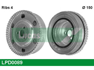 LUCAS ENGINE DRIVE LPD0089 skriemulys, alkūninis velenas 
 Diržinė pavara -> Dirželio skriemulys
55181198