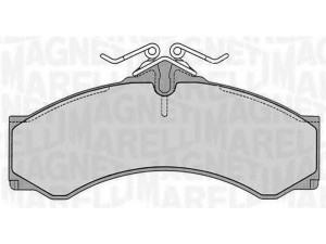 MAGNETI MARELLI 363916060524 stabdžių trinkelių rinkinys, diskinis stabdys
0024204220, 9024210110, A0024204120