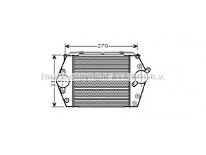 AVA QUALITY COOLING MZ4188 tarpinis suslėgto oro aušintuvas, kompresorius 
 Variklis -> Oro tiekimas -> Įkrovos agregatas (turbo/superįkrova) -> Tarpinis suslėgto oro aušintuvas
RF5C13565, RF5C13565A