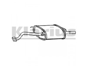 KLARIUS RR341T galinis duslintuvas 
 Išmetimo sistema -> Duslintuvas
WCG000160, WCG000161, WCG000160