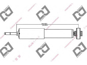 DJ PARTS DS1437GS amortizatorius 
 Pakaba -> Amortizatorius
4001640, 4004537, 4004545, 4004552