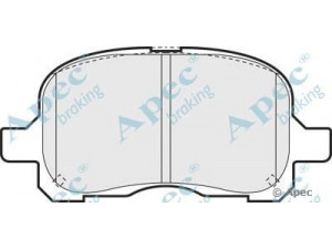 APEC braking PAD977 stabdžių trinkelių rinkinys, diskinis stabdys 
 Techninės priežiūros dalys -> Papildomas remontas
0446502010, 0446502050, 0446512240