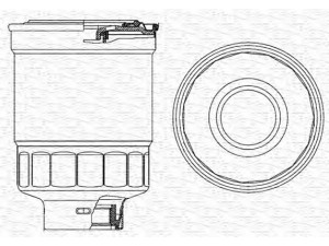 MAGNETI MARELLI 213908527000 kuro filtras 
 Techninės priežiūros dalys -> Papildomas remontas
190684, SP-971, 16400-VB201, 16400-VC100