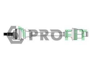 PROFIT 2730-0398 kardaninis velenas 
 Ratų pavara -> Kardaninis velenas
7701352774, 7701352776, 7701470721