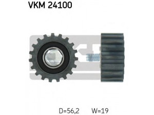 SKF VKM 24100 kreipiantysis skriemulys, paskirstymo diržas 
 Diržinė pavara -> Paskirstymo diržas/komplektas -> Laisvasis/kreipiamasis skriemulys
1005823, 1103598, 7053802, 96FF6K254 DA
