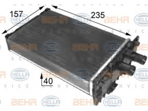 HELLA 8FH 351 024-431 šilumokaitis, salono šildymas 
 Šildymas / vėdinimas -> Šilumokaitis
701 819 032
